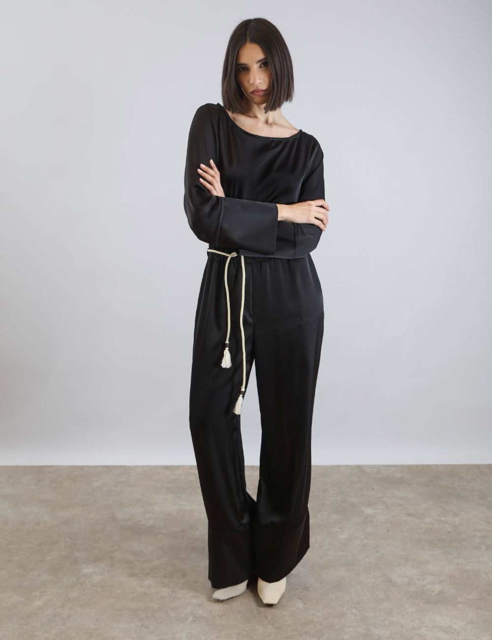 Boat Neck Jumpsuit - Image 2