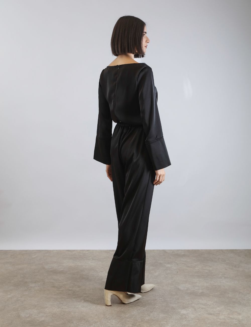 Boat Neck Jumpsuit - Image 4